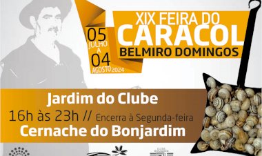 “Comer caracóis com o ensinamento do Mestre” de 5 de Julho a 4 de Agosto em Cernache do Bonjardim