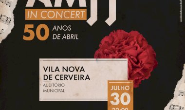 “AMFF in Concert - 50 anos de Abril” em palco a 30 de Julho