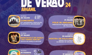 Programação do Noites de Verão 2024 traz serões animados a Arganil