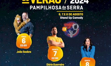 Espectáculos de comédia animam "Noites de Verão" em Pampilhosa da Serra
