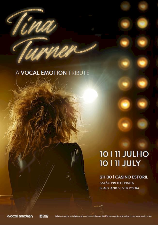 “Tina Turner - A Vocal Emotion Tribute” no Salão Preto e Prata do Casino Estoril