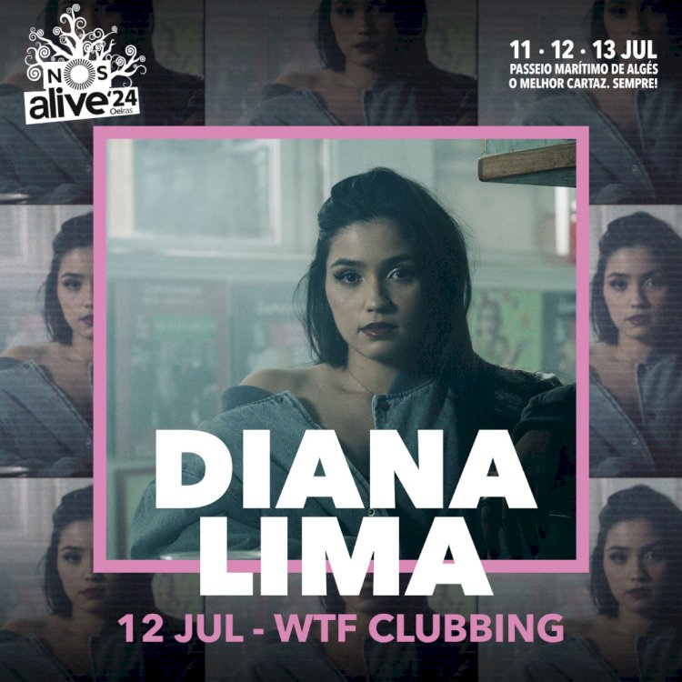 Diana Lima actua no Palco WTF CLUBBING do NOS ALIVE 2024