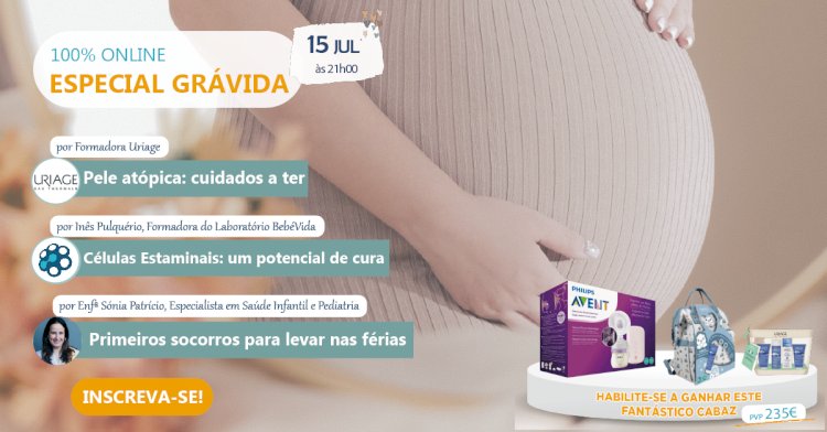 Pele atópica e primeiros socorros para levar nas férias no próximo Especial Grávida Online