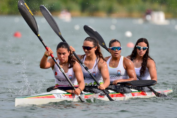 Maria Enes conquistou o 7.º lugar no Europeu de Velocidade na tripulação de K4 júnior