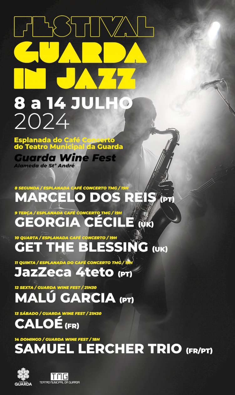 Guarda in Jazz de 8 a 14 de Julho, com concertos ao ar livre na mais alta