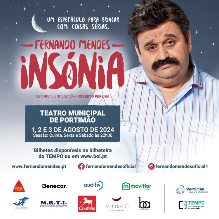 Fernando Mendes com “Insónia” em Portimão