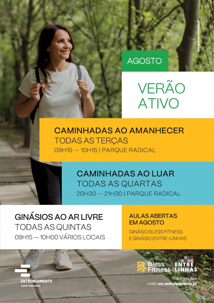 Entroncamento | Verão Activo | Desporto ao ar livre em Agosto