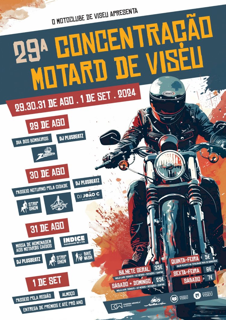 XXIX Concentração Motard de Viseu no final de Agosto