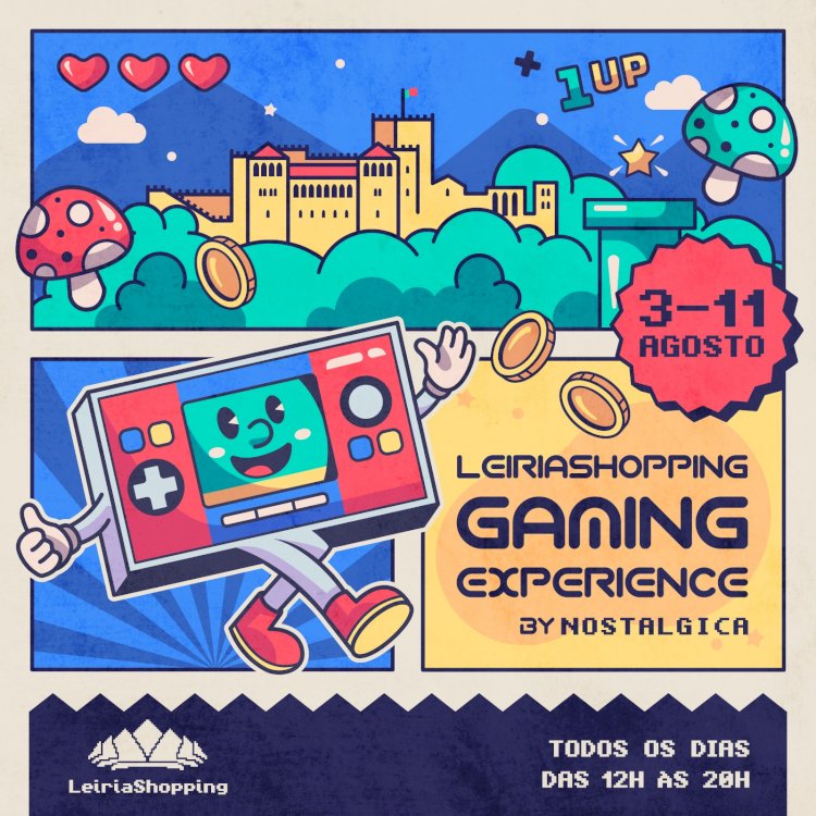 LeiriaShopping recebe Gaming Experience e uma exposição dedicada à história dos videojogos