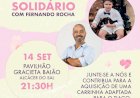Espetáculo Solidário com Fernando Rocha acontece em Alcácer do Sal