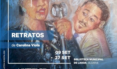 Exposição de Artes Plásticas | Retratos | Carolina Viola | 9 a 27 de Setembro | Biblioteca Municipal de Lagoa