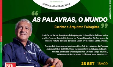 Palestra Literária | Celebrando a Liberdade | "As Palavras, o Mundo"