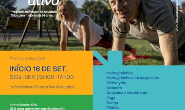 Programa Viver + Activo 2024/2025 no Entroncamento