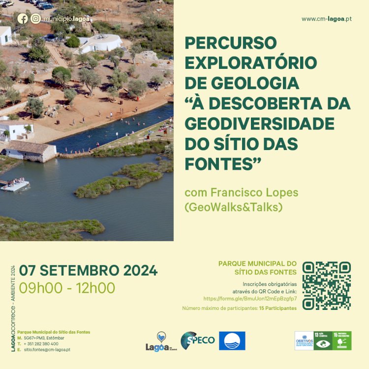 Município de Lagoa | "À Descoberta da Geodiversidade do Sítio das Fontes" | 7 de Setembro