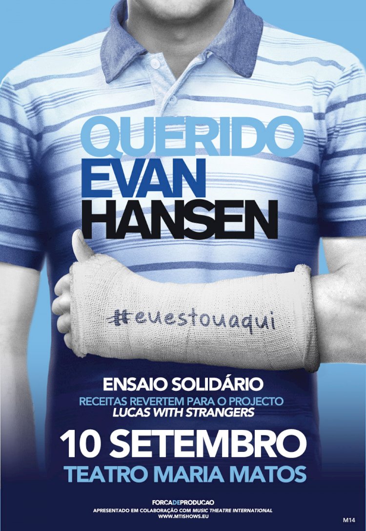 Ensaio Solidário | “Querido Evan Hansen” | 10 de Setembro