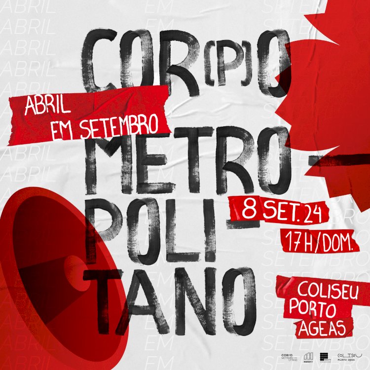 COR(p)O METROPOLITANO anuncia saída à rua com mais de 500 vozes