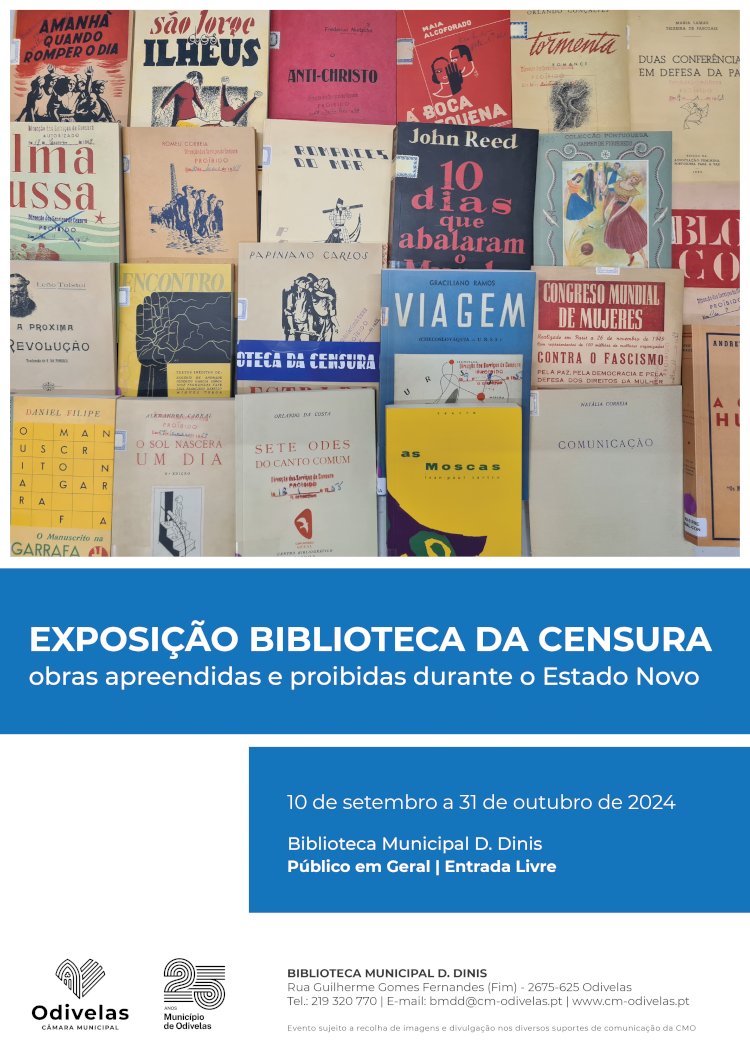 «Biblioteca da Censura: obras apreendidas e proibidas durante o Estado Novo»