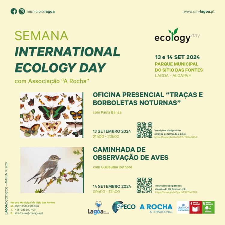 Município de Lagoa | Ambiente | Semana International Ecology Day | 13 e 14 de Setembro