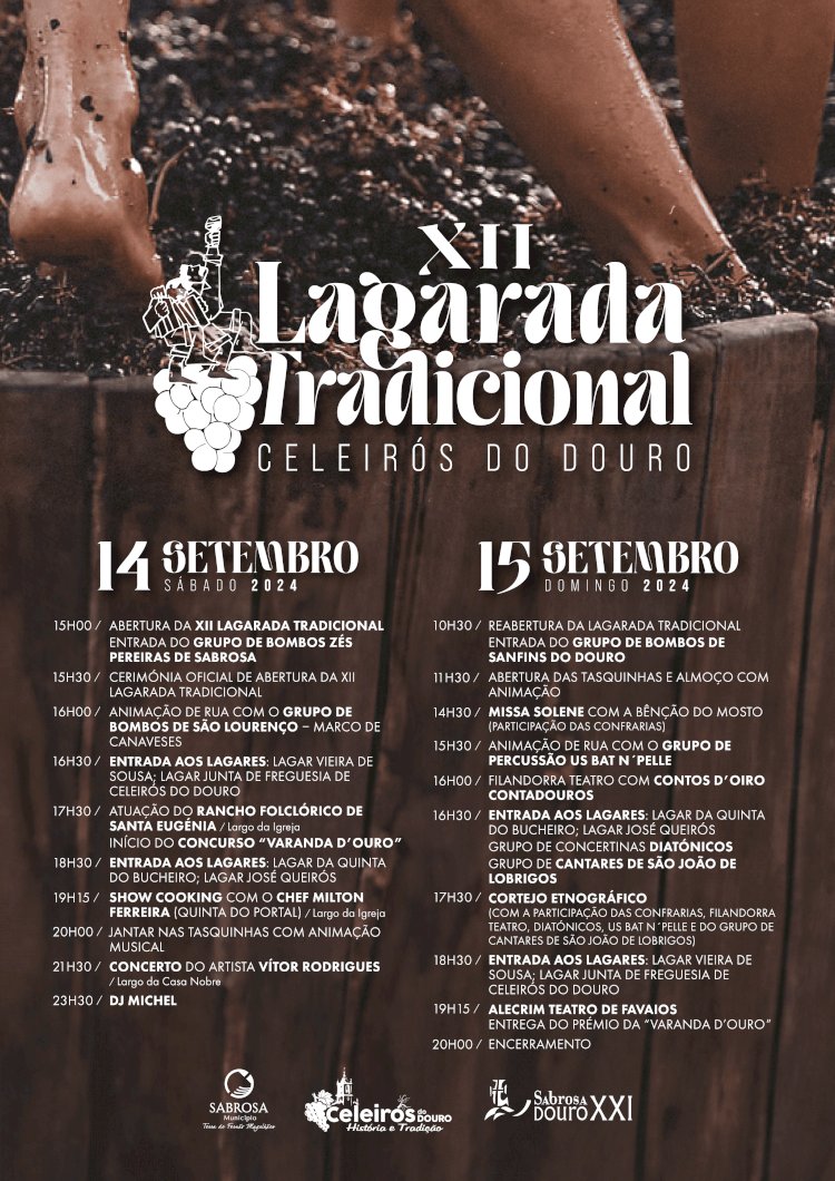 Lagarada Tradicional de regresso a Celeirós do Douro