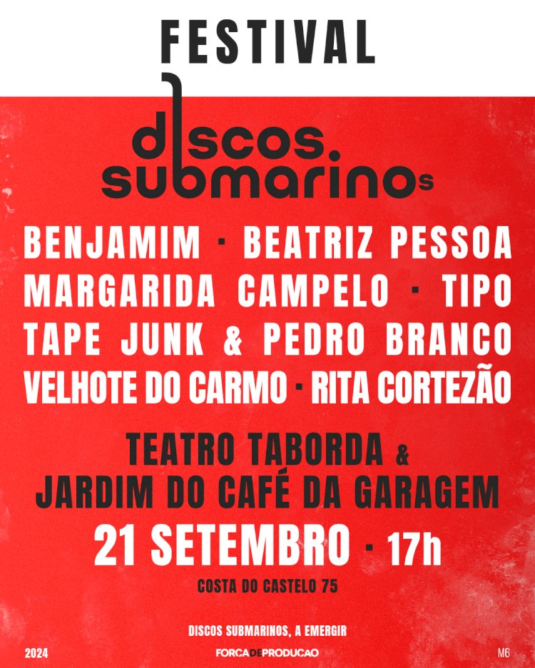 Primeiro Festival Discos Submarinos chega a 21 de Setembro