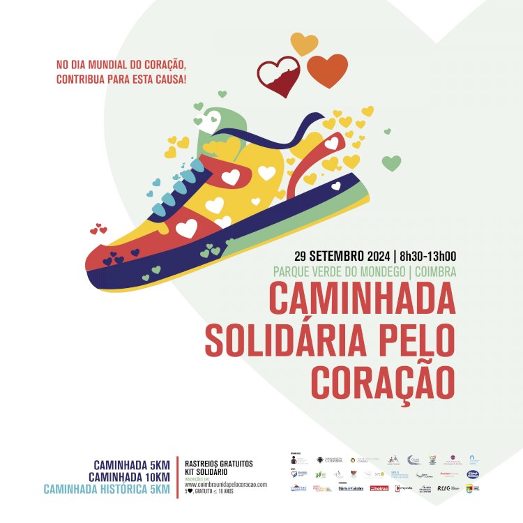 Coimbra realiza mais uma “Caminhada Solidária Pelo Coração”