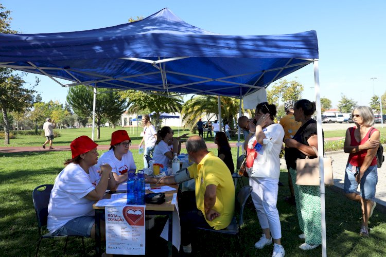 Rota do Coração sensibiliza Cantanhede para a prevenção e tratamento de doenças cardiovasculares