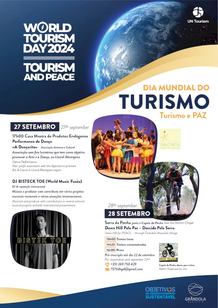 O Dia Mundial do Turismo é assinalado em Grândola