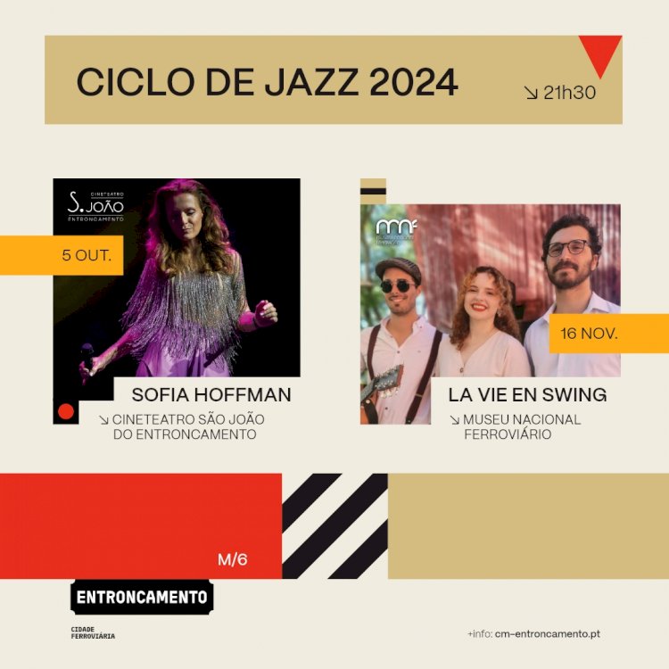 Comunicado à imprensa: Cineteatro São João e Museu Nacional Ferroviário recebem “Ciclo de Jazz 2024”