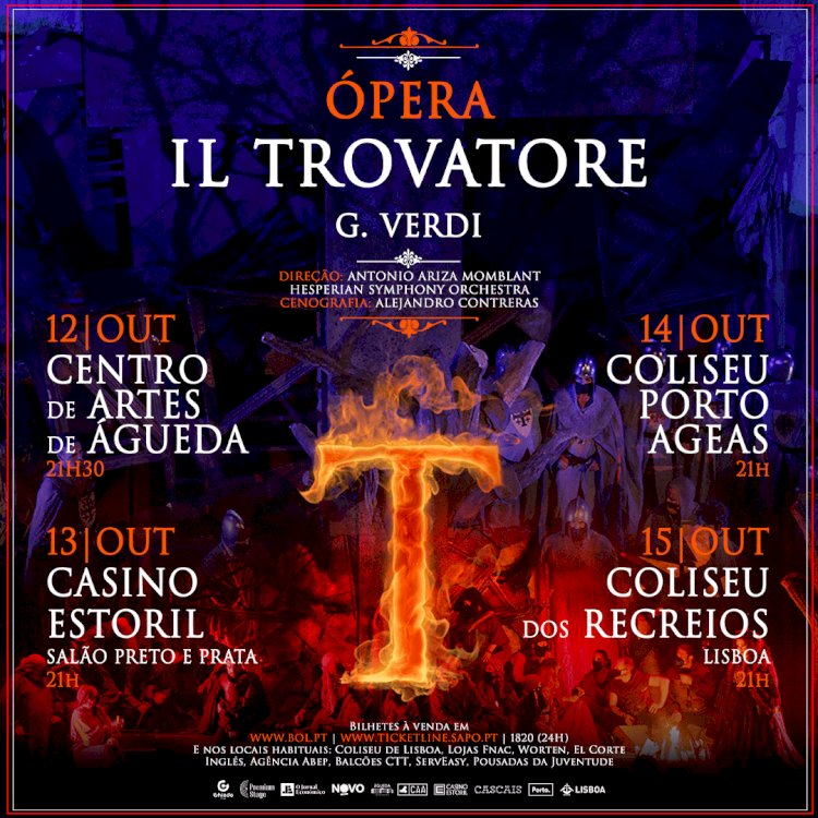 Ópera: “Il Trovatore”, de Verdi, nos palcos portugueses já em Outubro