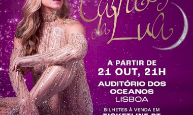 Luana Piovani estreia espectáculo "Cantos da Lua" no Casino Lisboa