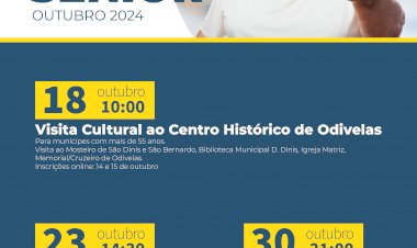 Mês Sénior em Odivelas - Outubro 2024