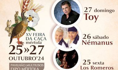 Programação musical XV Feira da Caça de Mértola