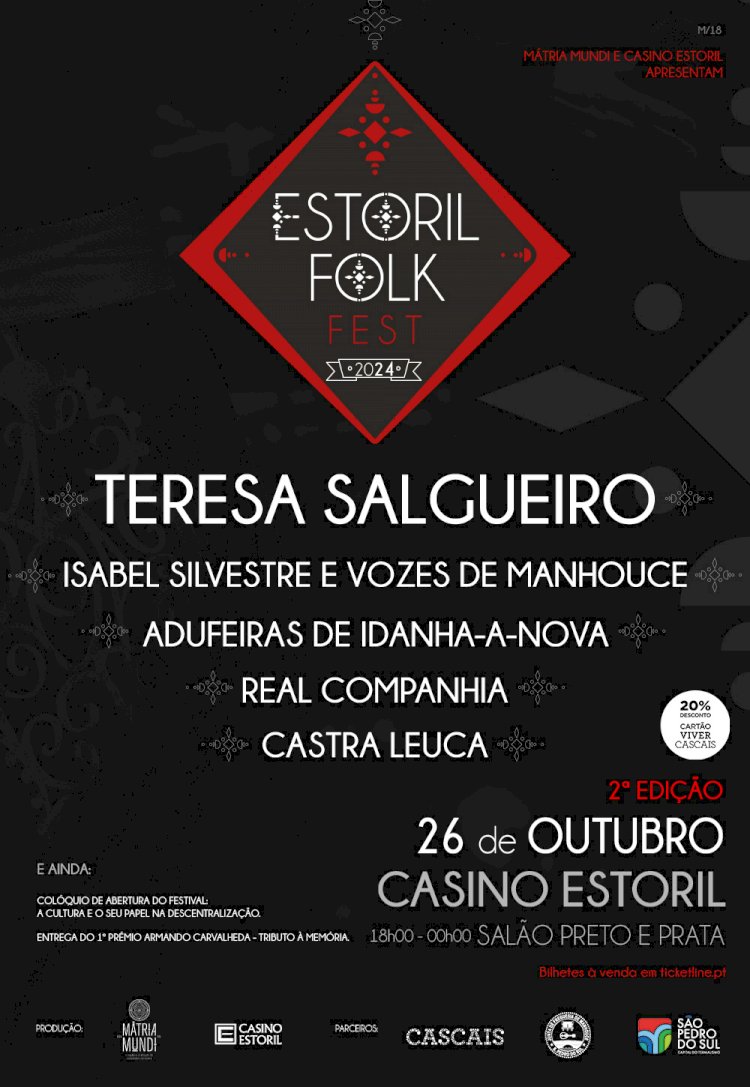 Estoril Folk Fest 2024 | 2.ª Edição com Teresa Salgueiro e Isabel Silvestre