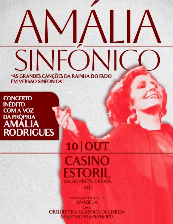 Amália Sinfónico homenageia a “Voz de Portugal” no Casino Estoril