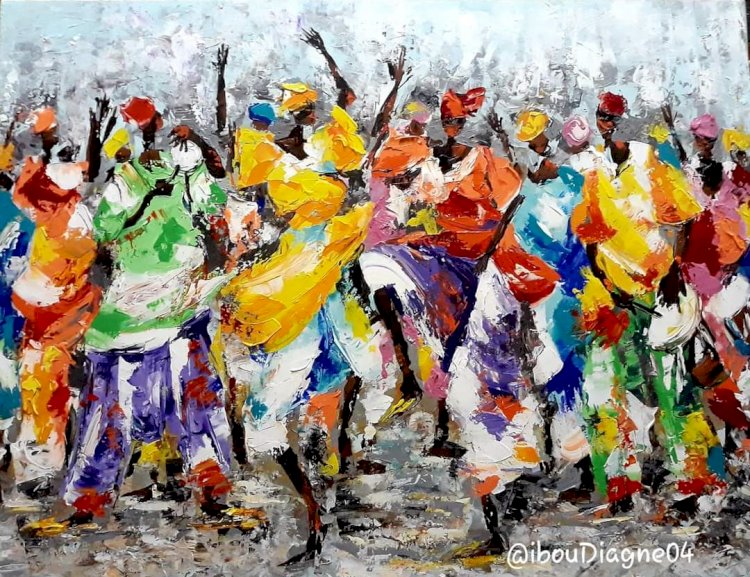 Monsaraz recebe primeira exposição em Portugal do pintor senegalês Ibou Diagne