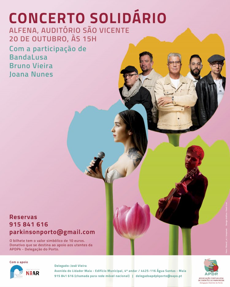 Concerto Solidário - Associação Portuguesa de Doentes de Parkinson | Porto - 20 Outubro