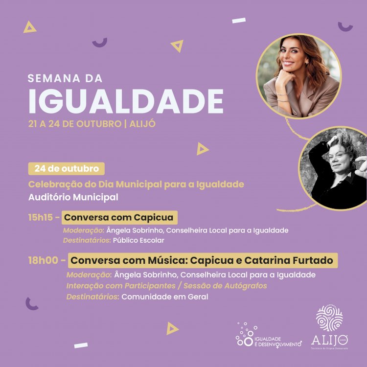 Semana da Igualdade: Catarina Furtado e Capicua numa conversa inspiradora pautada com música