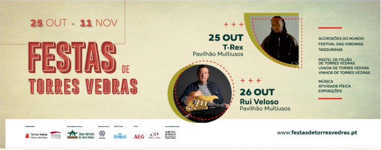 T-Rex e Rui Veloso dão início às Festas de Torres Vedras com concertos imperdíveis