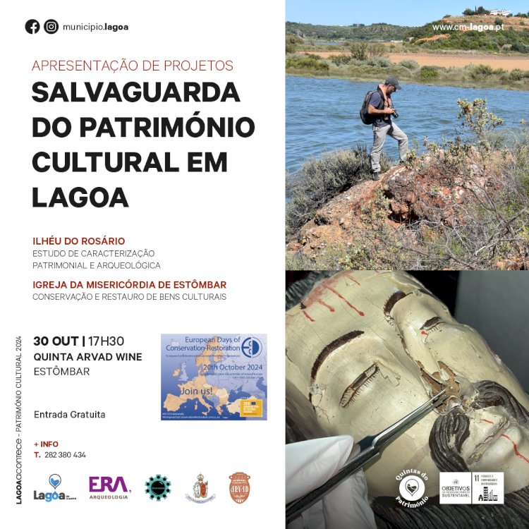 Salvaguarda do Património Cultural em Lagoa | 30 de Outubro | Quinta ARVAD Wine | Estômbar - Lagoa