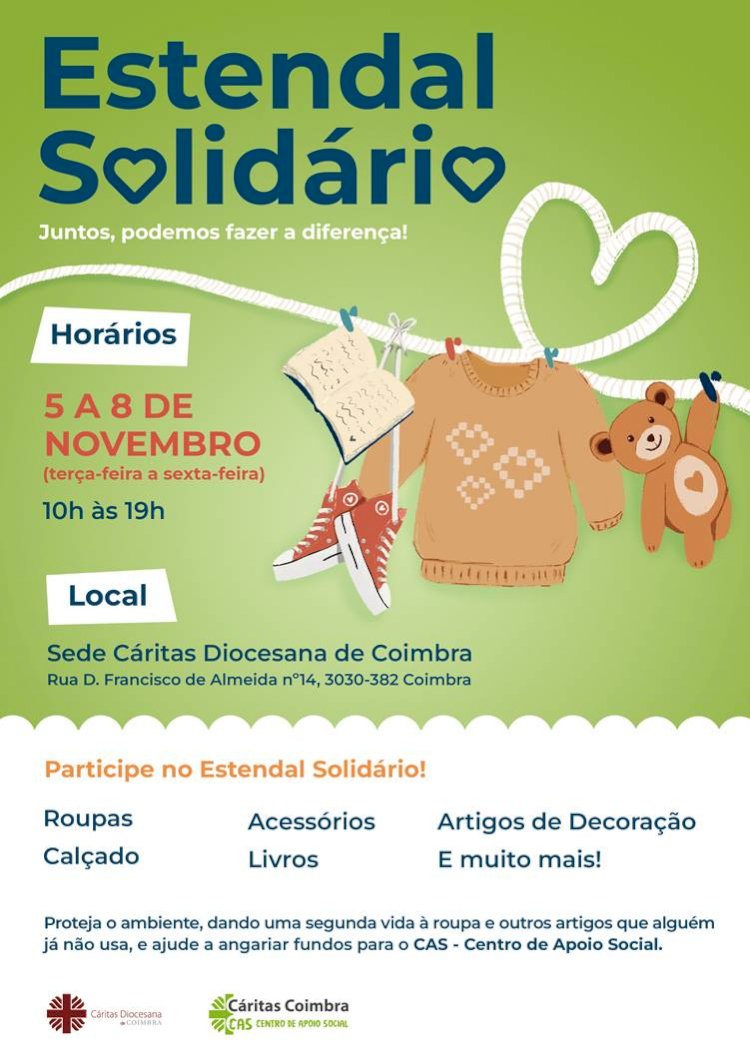 Solidariedade e sustentabilidade em acção: o Estendal Solidário está de volta!