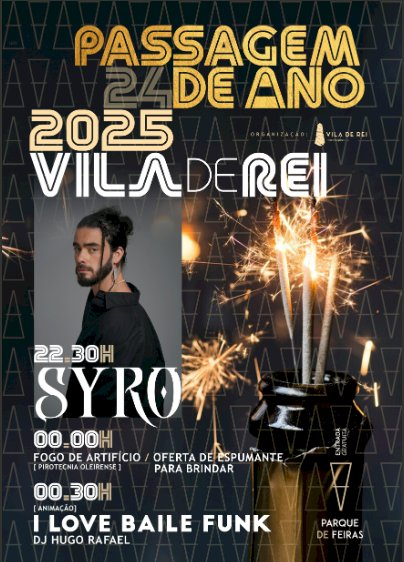 Vila de Rei: SYRO e I Love Baile Funk festejam entrada em 2025