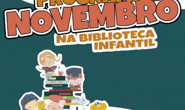 Biblioteca Infantil com Horas do Conto, jogos de tabuleiro e exposição de livros em Novembro