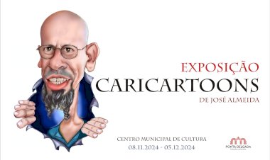 Centro Municipal de Cultura acolhe "Caricartoons" de José Almeida