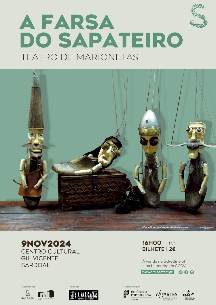 Marionetas no Centro Cultural Gil Vicente para miúdos e graúdos