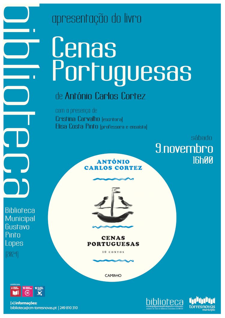 Apresentação do livro «Cenas Portuguesas» de António Carlos Cortez