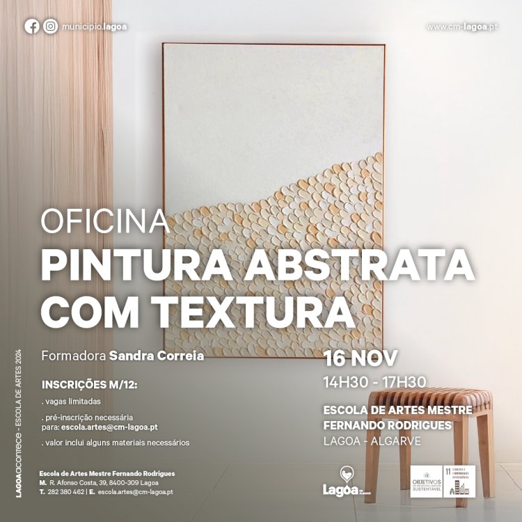 Oficina | Pintura Abstracta com Textura