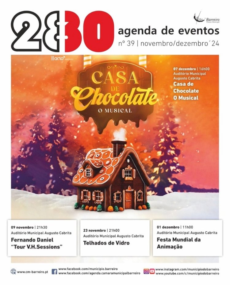 Agenda de Eventos 2830 de Novembro/Dezembro já disponível