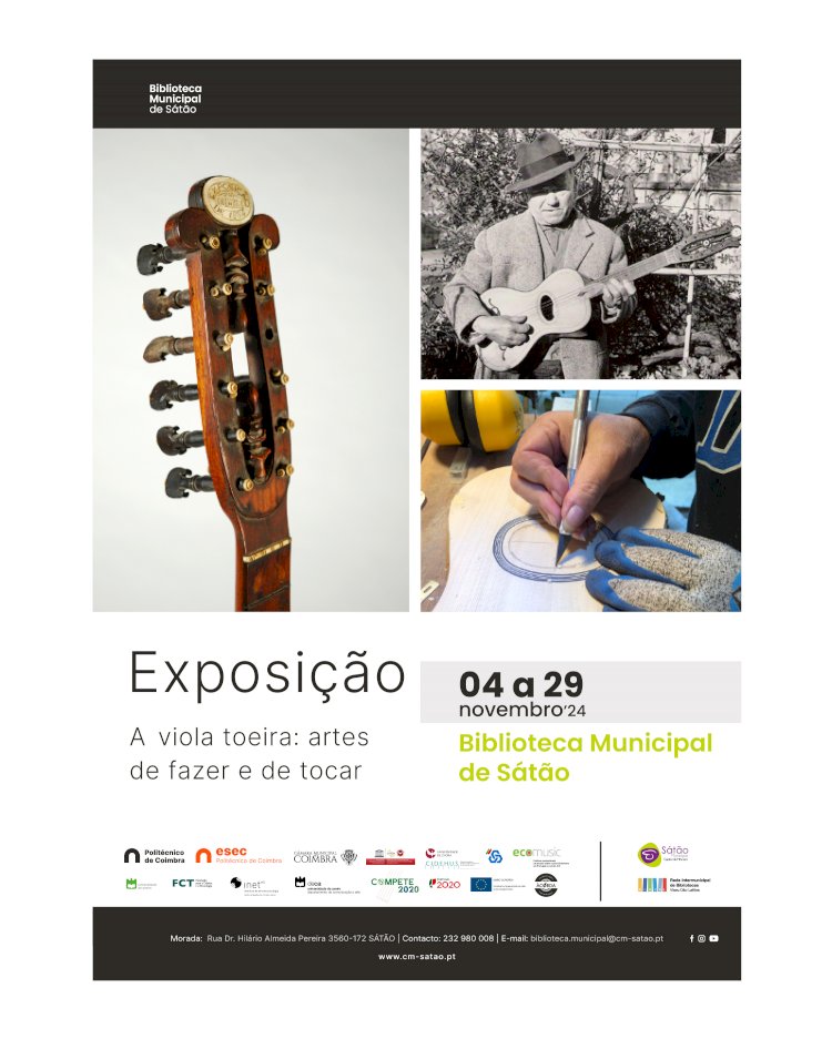 “Viola Toeira: Artes de Fazer e de Tocar” em exposição na Biblioteca Municipal de Sátão