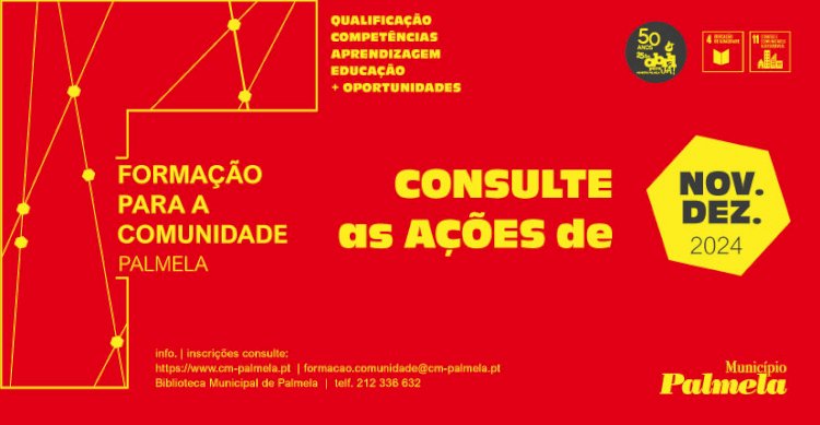 “Formação para a Comunidade”: inscreva-se nas últimas acções do ano!