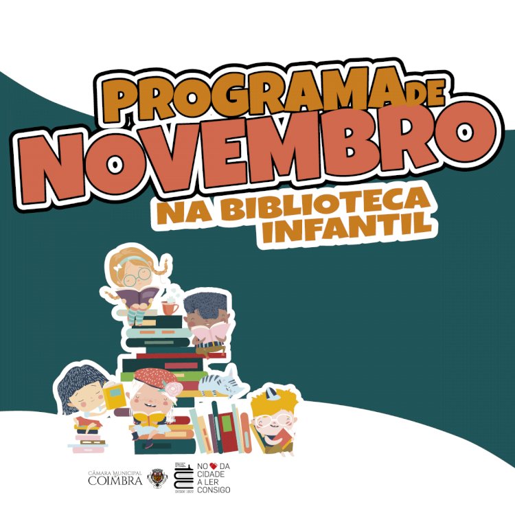 Biblioteca Infantil com Horas do Conto, jogos de tabuleiro e exposição de livros em Novembro